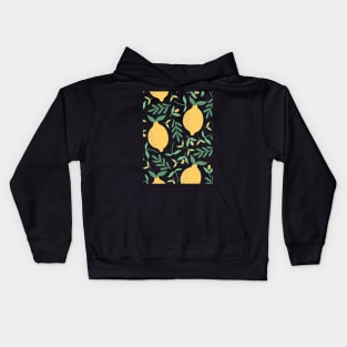 Lemon Pattern Kids Hoodie